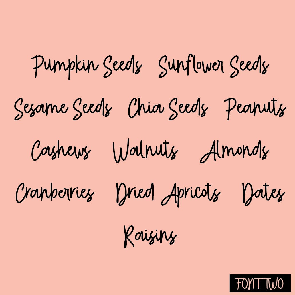 Dried Fruits Stickers Labels